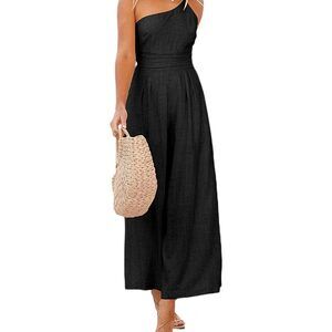 Asymmetrical Romper Black Sz M